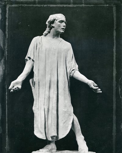 Bir Calais Burgher (alçı) by Auguste Rodin