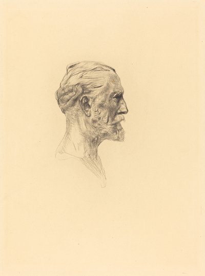 Antonin Proust, 1885. by Auguste Rodin