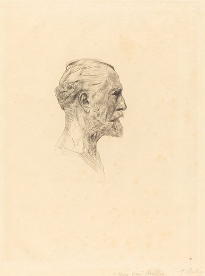 Antonin Proust, 1885. by Auguste Rodin