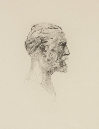 Antonin Proust, c.1884 (gravür) by Auguste Rodin