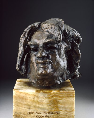Balzac, Son Çalışmadan Önce Baş (bronz) by Auguste Rodin