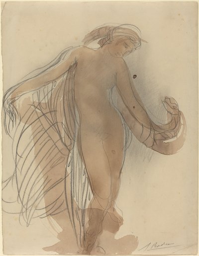 Şekil Öne Bakıyor by Auguste Rodin