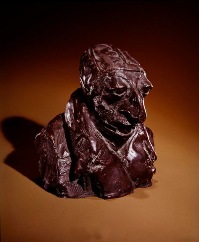 Honore-Victorin Daumier (Düz Kafalı Adam), 1832-35 dolayları (bronz) by Auguste Rodin