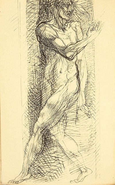 Les Fleurs du Mal için İllüstrasyon, Charles Baudelaire, 1887-1888 tarafından Kötülüğün Çiçekleri. by Auguste Rodin