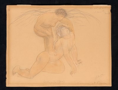 Aşk Tanrısı ve Ruh, c.1900 by Auguste Rodin