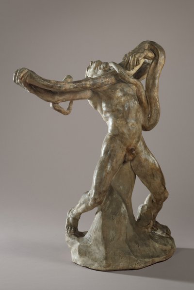 Yılanlı Adam, 1886 dolayları by Auguste Rodin