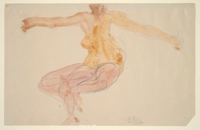 çıplak Dans etme by Auguste Rodin