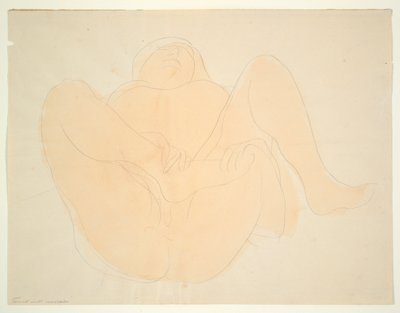 uzanmış kadın çıplak by Auguste Rodin