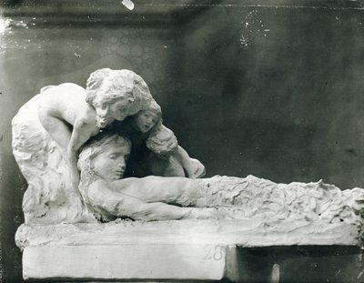 Şairin Dirilişi (alçı) by Auguste Rodin