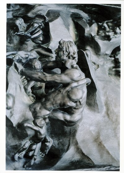 Cehennemin Kapıları, Ugolino ve Oğulları detayı, sol orta panel, 1887 dolayları bronz by Auguste Rodin