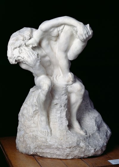 Heykeltıraş ve İlham Perisi, 1895 by Auguste Rodin