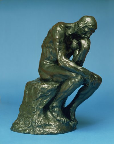 The Thinker, 1880 (bronz) (ayrıca bkz. 158431) by Auguste Rodin