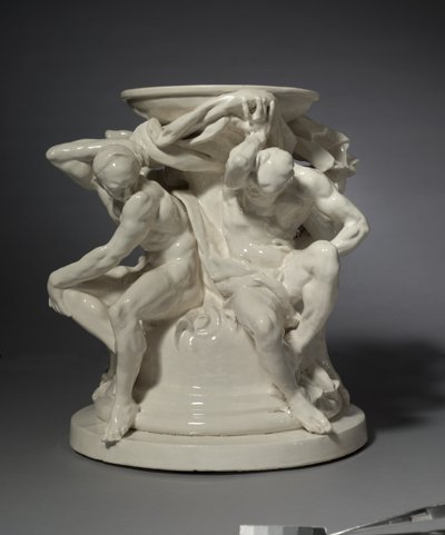 Titans, Bir Vazo Desteği, Albert-Ernest Carrier-Belleuse tarafından tasarlandı by Auguste Rodin