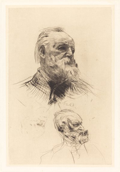 Victor Hugo, Üç Çeyrek by Auguste Rodin