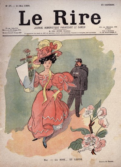 Mayıs ayı - gül ve... Lepine (Louis Jean-Baptiste Lepine by Auguste Roedel
