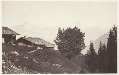Savoie 47, Le Buet ve Fis Kayalıkları by Auguste Rosalie Bisson