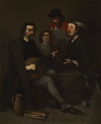 Şarkıcılar by Auguste Theodule Ribot