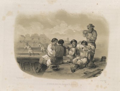 Teknede İnşaatçılar Kimden: The Construction of the Saint Isaacs Katedrali, 1845 by Auguste de Montferrand