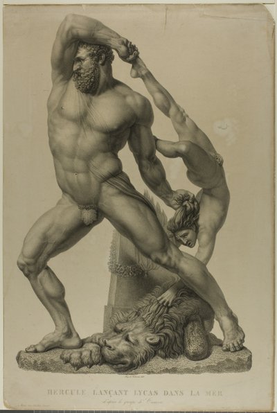 Herkül Lichaları Denize Atıyor by Auguste de Valmont