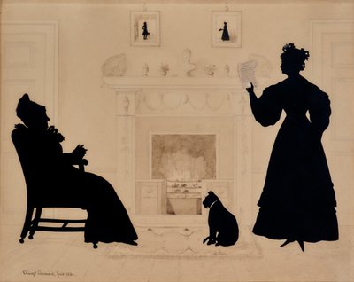 siluetler by Augustin Amant Constant Fidele Edouart