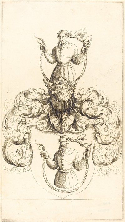 Bilinmeyen Adam Arması. by Augustin Hirschvogel