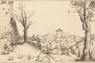 Bir Kalenin Avlusu, 1546. by Augustin Hirschvogel