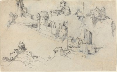 Tepe Kaleleri, c. 1546. by Augustin Hirschvogel