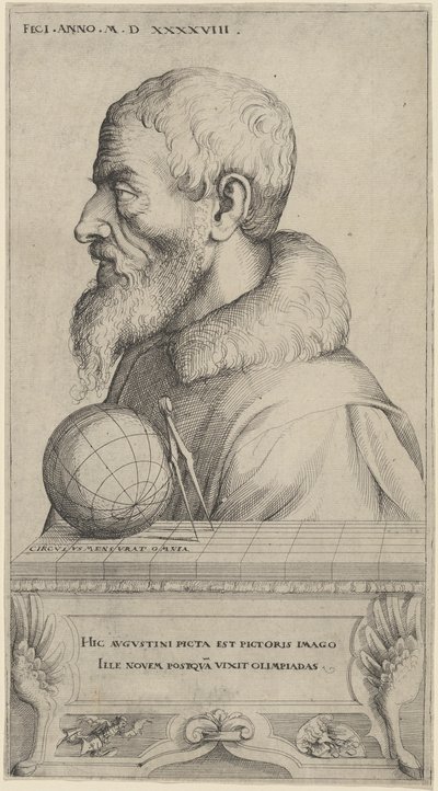 Otoportre, 1548 by Augustin Hirschvogel