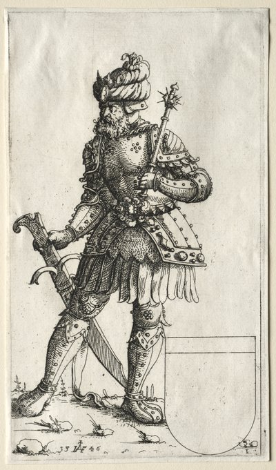 Sigismund II, Polonya Kralı by Augustin Hirschvogel