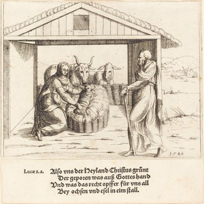 Doğuş, 1548. by Augustin Hirschvogel