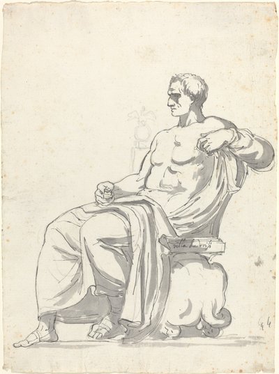Ludovisi Menander by Augustin Pajou