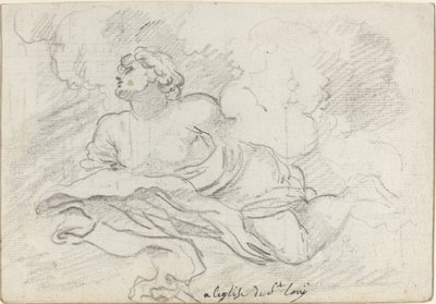 Varsayımdan Melek [rekto] by Augustin Pajou after Charles Mellin