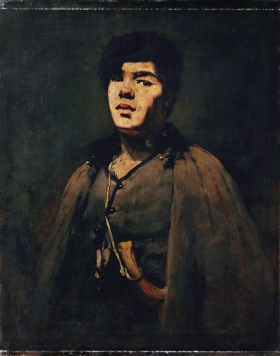 genç çoban by Augustin Théodule Ribot