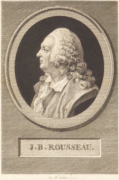 Jean Baptiste Rousseau by Augustin de Saint Aubin
