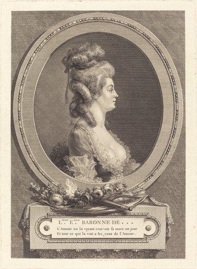 *** Louise Emilie Baronesi by Augustin de Saint Aubin