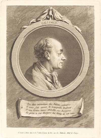 Süleyman Gesner by Augustin de Saint Aubin after Vivant Denon