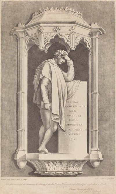 Nicolai Wanostrocht Anıtı by Augustine Aglio after John Flaxman