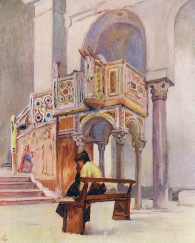 San Giovanni Del Toro Minberi, Ravello (renkli lito) by Augustine Fitzgerald