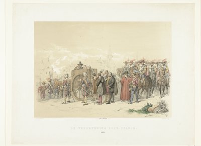 İspanyol askerleri tarafından esaret altındaki sivilleri götürmek, 1567 İspanya