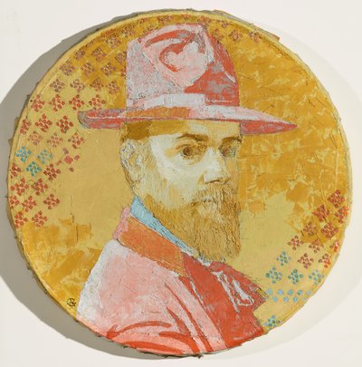 Şapkalı otoportre by Augusto Giacometti