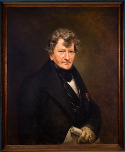 Augusto Müller - Retrato de Grandjean de Montigny (1843) by Augusto Muller