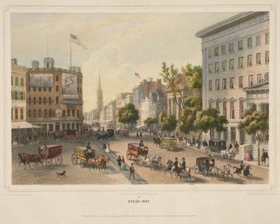 Geniş Yol, bar. 1850 (renkli taş) by Augustus (after) Kollner