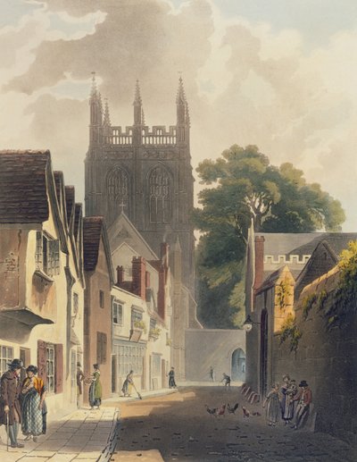 Saksağan Yolu, Oxford, J. Bluck (fl.1791-1831) pub tarafından oyulmuş 