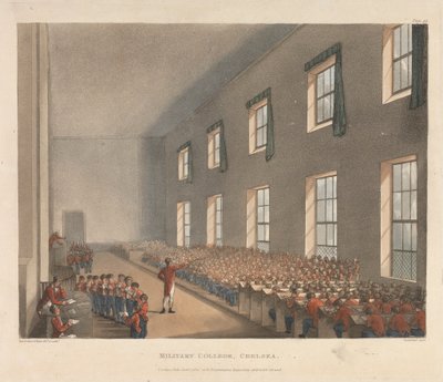 Askeri Koleji, Chelsea by Augustus Charles Pugin