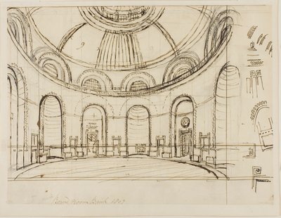 Yuvarlak Oda Bankası by Augustus Charles Pugin