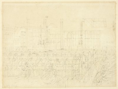 Londra'daki Microcosm'dan Postane için Çalışma by Augustus Charles Pugin