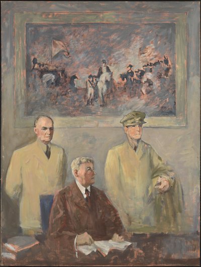 Yüksek Komuta - Sol Panel, 1947-1949. by Augustus Vincent Tack