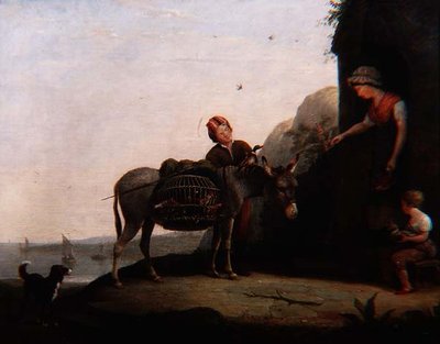 Kümes Hayvanları için Pazarlık by Augustus Wall Callcott