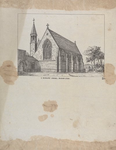 Piskopos Şapeli Bishop Eton (yaklaşık 1845-1850'de inşa edilmiştir) by Augustus Welby Northmore Pugin