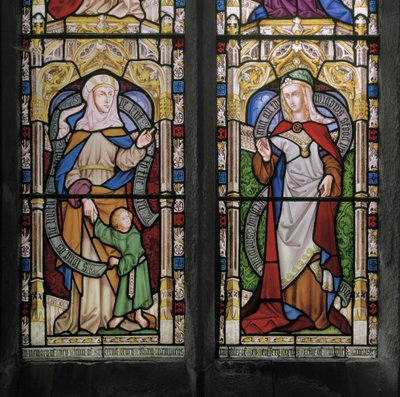 Hannah ile Genç Samuel ve Dorcas, 1852 (vitray) by Augustus Welby Northmore Pugin
